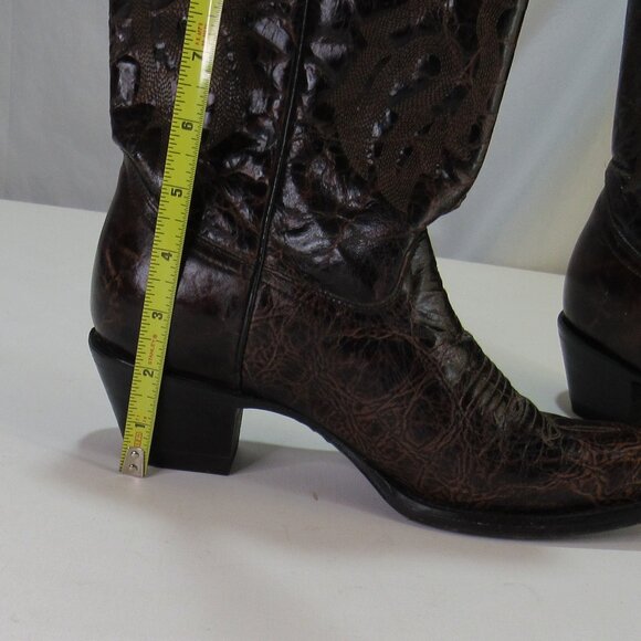 Corral Women’s Embroidered Narrow Square Toe Brown Cowboy, Western Boots Size 9 - Picture 10 of 11